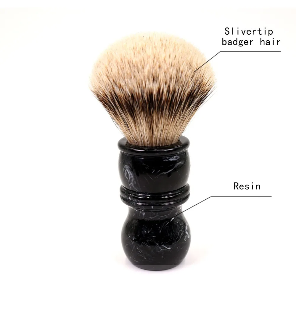 Yaqi 24 мм щетка для бритья Silvertip Badger
