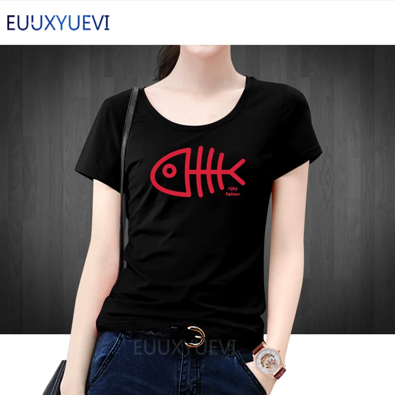 2019 Женская Модная хлопковая футболка с рисунком Женские топы коротким рукавом и