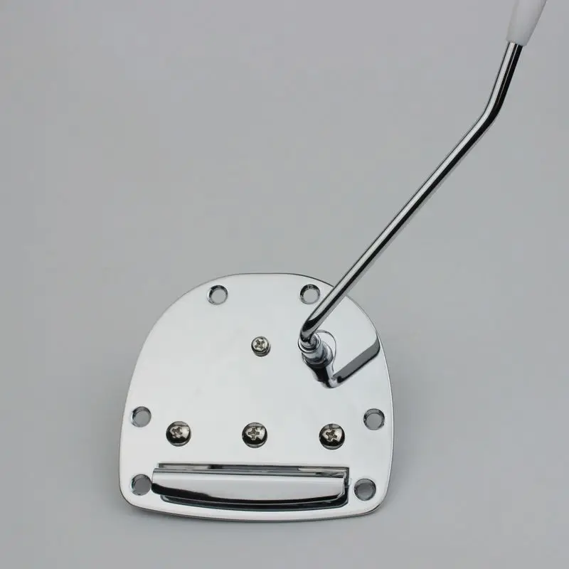Новый Jazzmaster Jaguar Chrome TREMOLO Tailpiece Bridge гитара вибрато & Whammy|Детали и аксессуары для