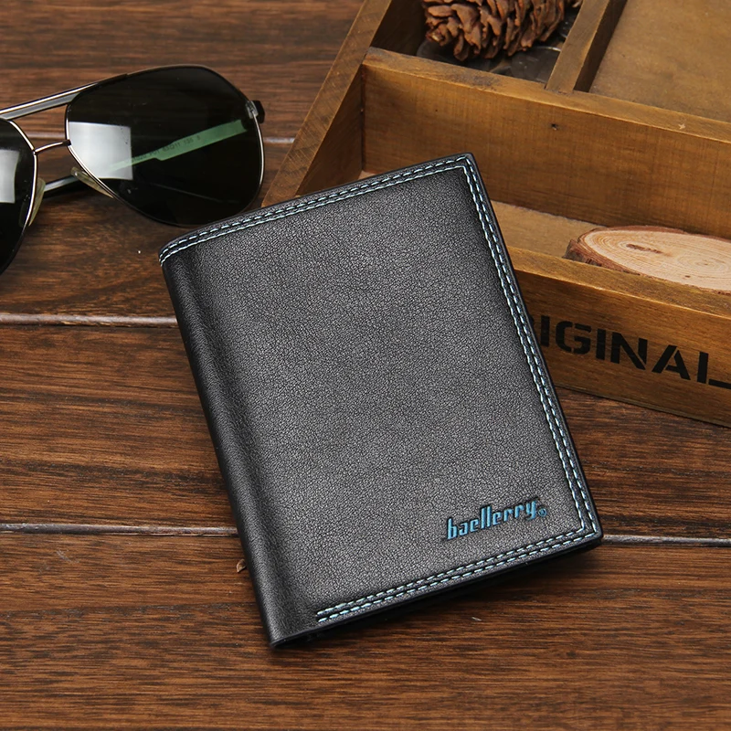 Модные мужские кошельки крестовые вертикальные качественные лакированные