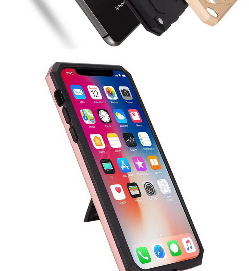 BSLIUFANG противоударный военный дропшиппинг чехол для iPhone 6 6s 7 8 Plus Твердый чехол Coque Funda для iPhone X XS чехол для MAX XR чехол