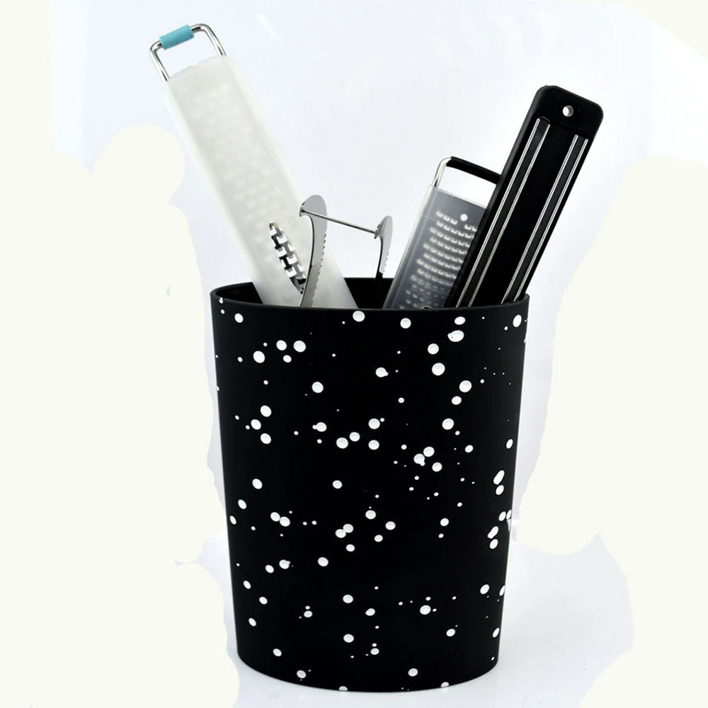 Подставка для ножей Овальный держатель с черной нейлоновой вставкой кухонных