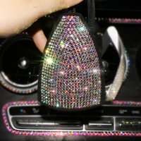 crystal diamond key wallet bag luxury colorful key bag chain crystal rhinestone car key case bag girls women