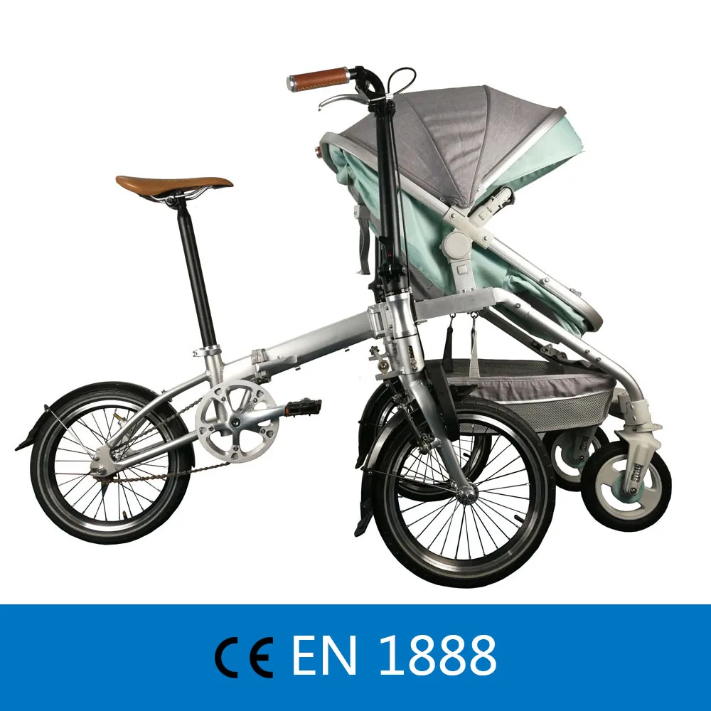 Складной велосипед для отдыха родителей и детей прогулочный Pedicab матери ребенка 2