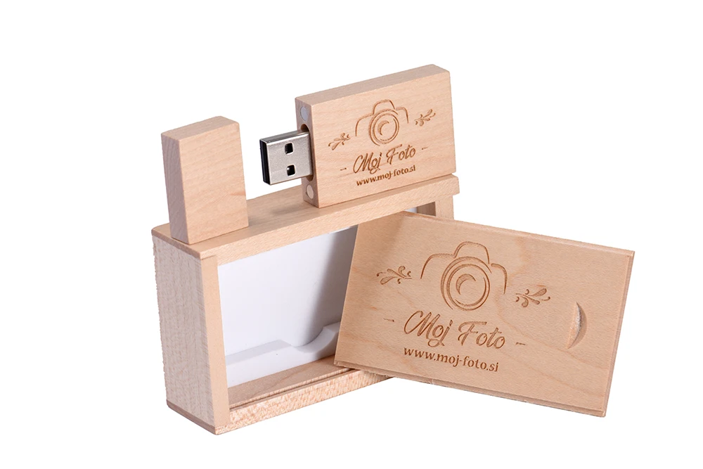 JASTER Деревянный Маленький Квадратный Блок USB+ коробка флэш-накопитель USB2.0 64 ГБ 32 ГБ 16 ГБ 8 ГБ 4 ГБ карта памяти Фотография Свадебные подарки