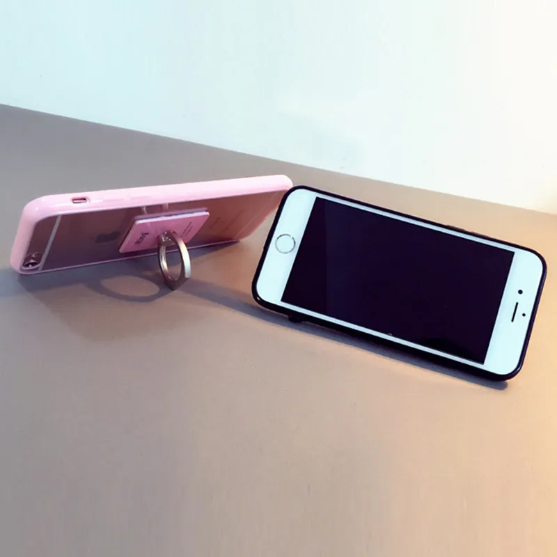 2019 New Phone Case For Iphone 7 plus 6 Plus 6s 6S 5 5S SE Metal Key Chain Finger Ring Holder Stand Neck Lanyard portable |