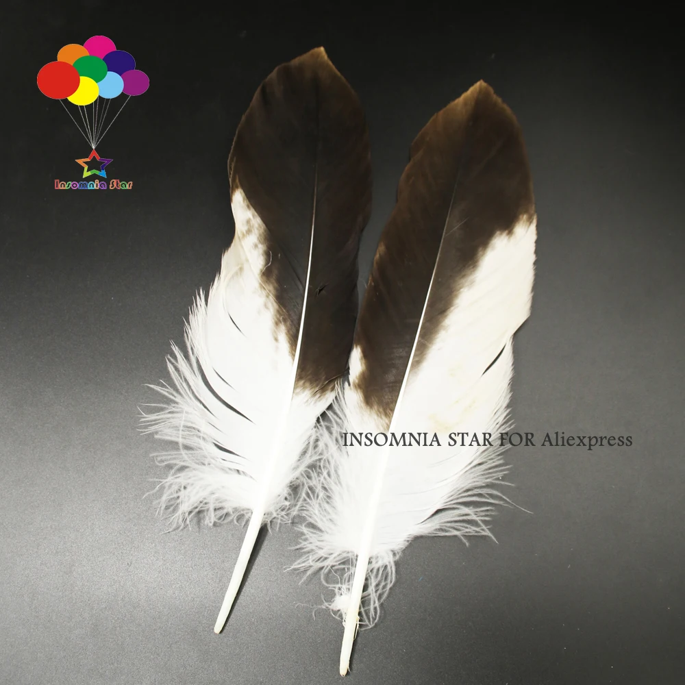 2 шт. натуральный супер редкий feathers12-14 дюймов/30-35 см Diy Карнавальная маска для головы