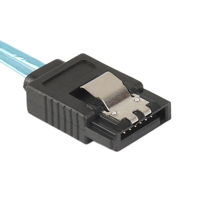 Mini SAS 4i SFF-8643 36 Pin to 4 SATA 7-PIN HD Splitter Breakout Cable Blue V2 для ПК компьютера