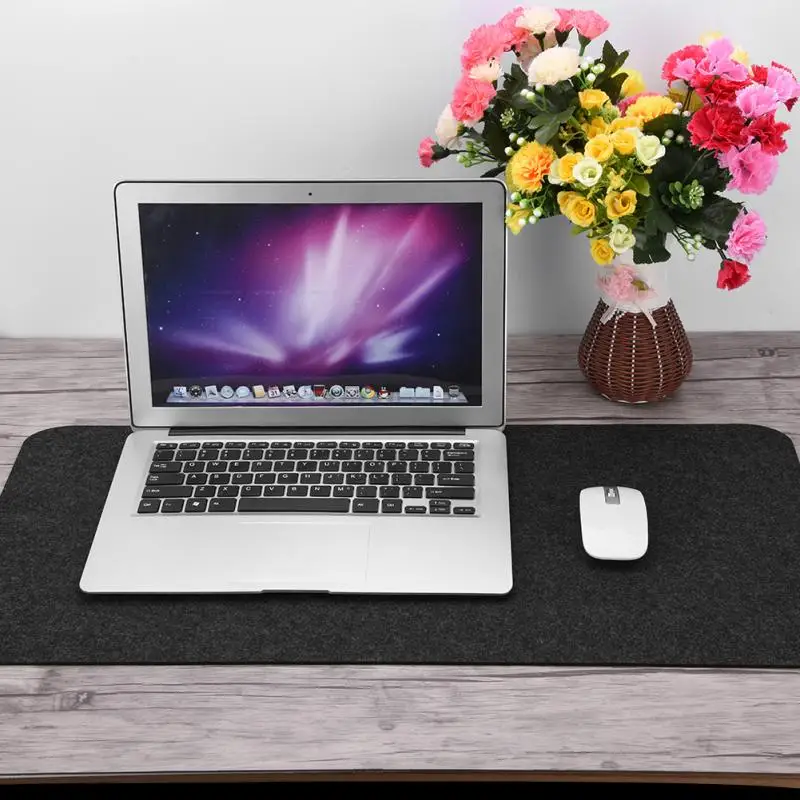 Dark gray 68x33 см антистатические толи стол коврик для мыши офисный стол ноутбук коврик для компьютера ноутбук коврики для ПК - Цвет: Dark gray