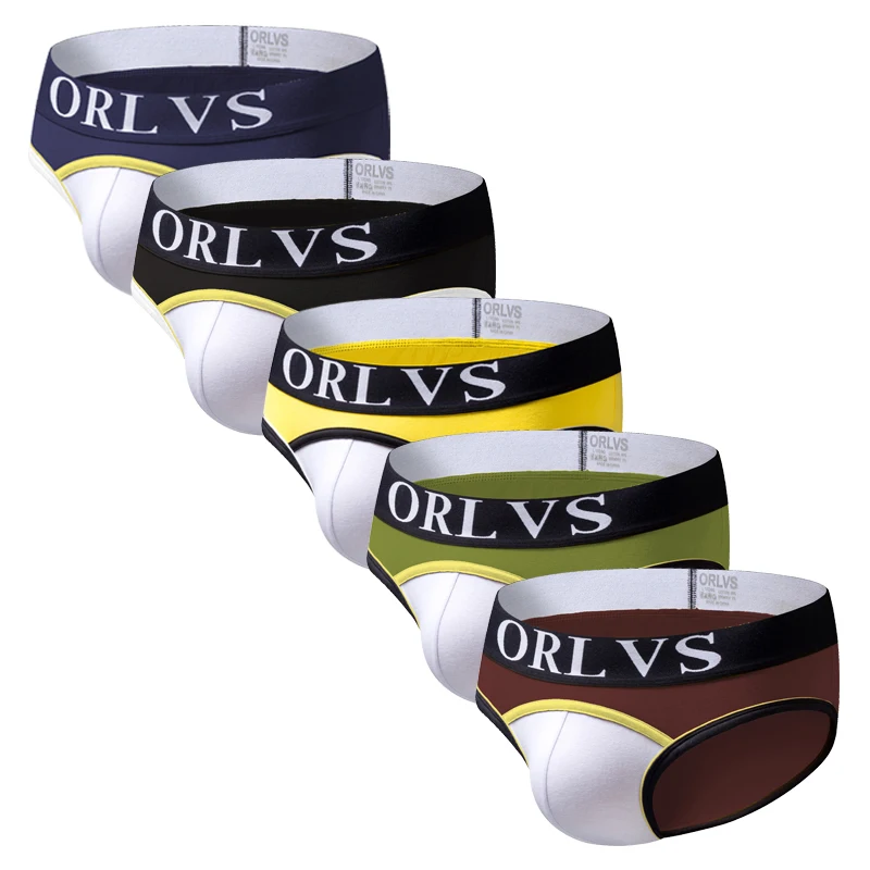 ORLVS 2019 мужские сексуальные трусы-брифы трусы из хлопка нижнее белье cueca бикини