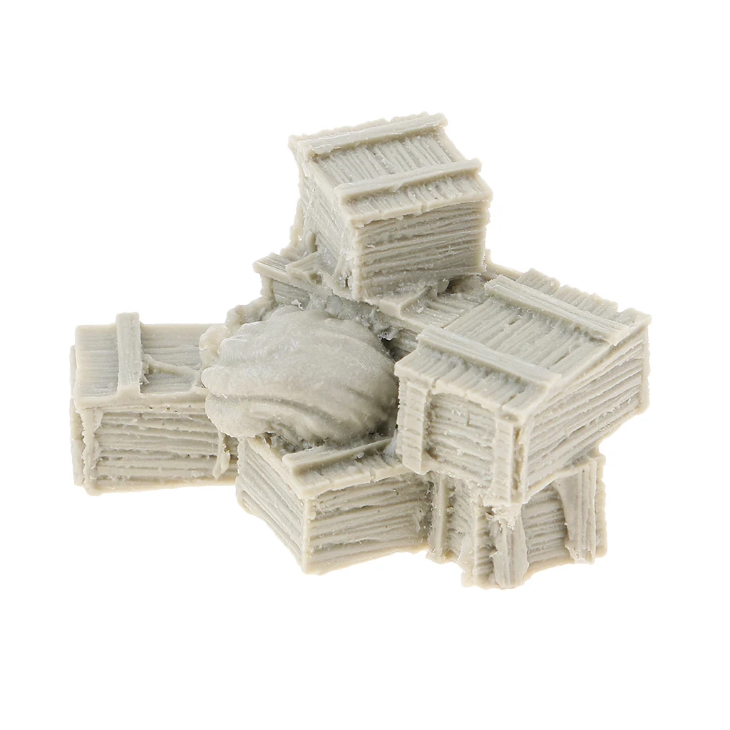 WWII Soldier Scene Accessories Resin Boxes and bags Kit | Игрушки и хобби