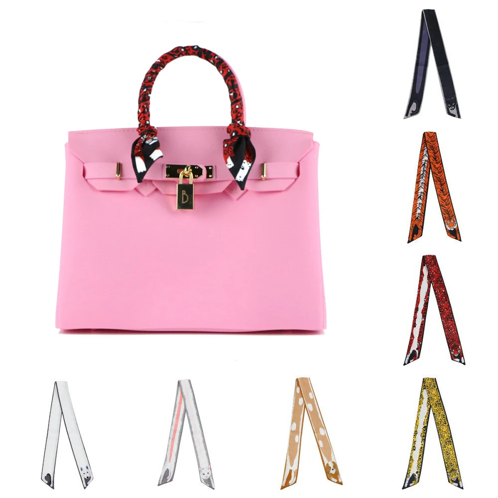 Женский модный шарф сумки для волос ручка украшение галстук многофункциональная