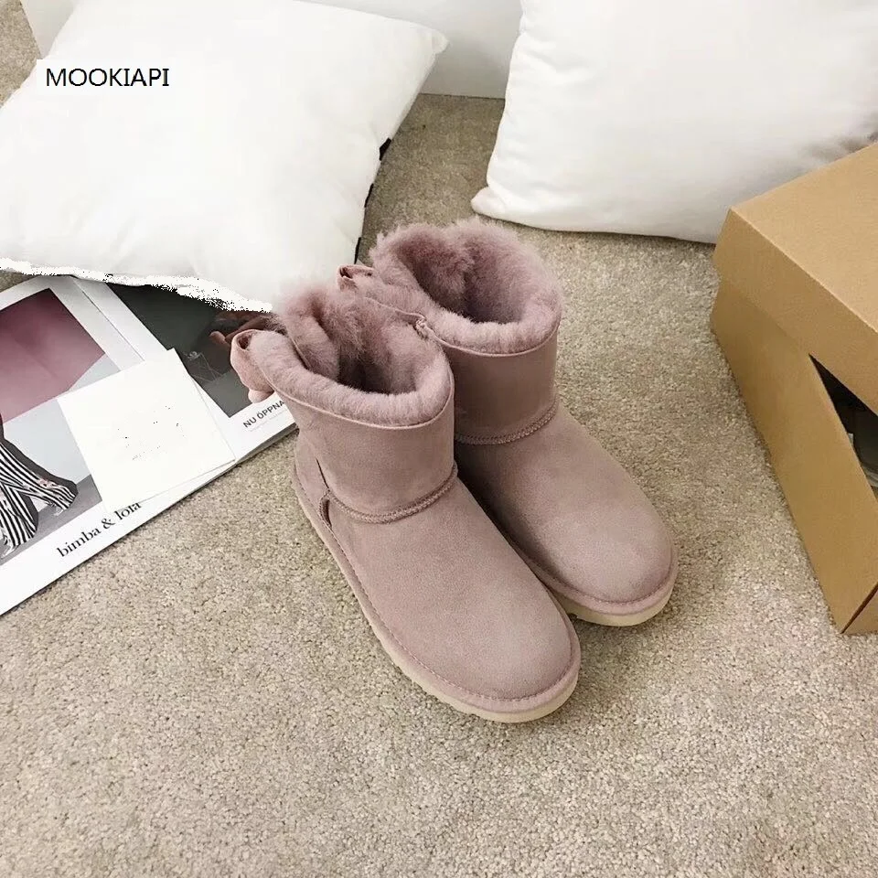 Новейшие высококачественные зимние сапоги в Европе 2019 году натуральная овчина