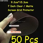50 шт 7 дюймов-9,2 см x 15,3 см Универсальный HD прозрачныйантибликовый матовый ЖК-экран DIY Сетка защитная пленка для 7 