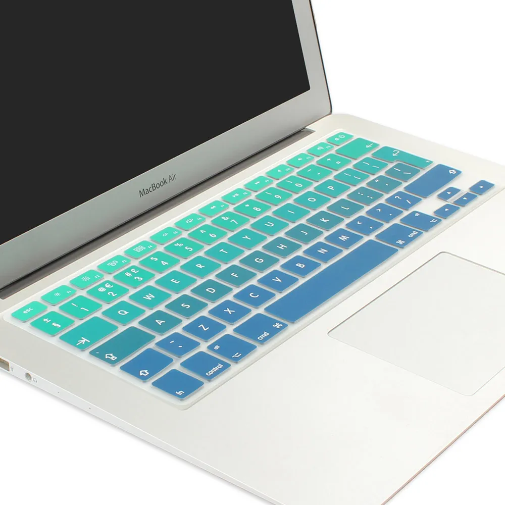 Силиконовая клавиатура с градиентными цветами для Macbook Air Pro Retina 13 15 17 | Компьютеры