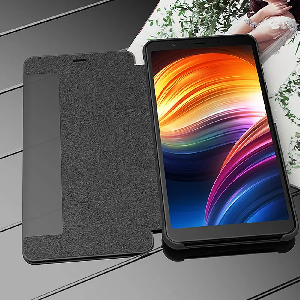 KISSCASE PU Leather Flip Case For Huawei Nova 3 3i Y6 (2018) Window View Hard PC Phone Honor 8X Back Cover Fundas Coque | Мобильные