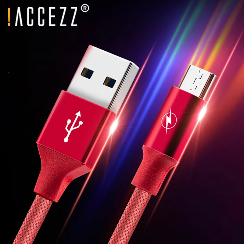 ! ACCEZZ usb зарядный кабель для синхронизации данных Micro USB Xiaomi Redmi Note 4 4X шнур samsung S6 S7