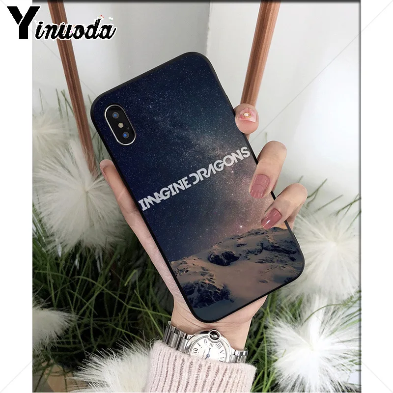 Yinuoda imagine Dragon TPU Мягкий силиконовый чехол для телефона, чехол для Apple iPhone 8 7 6 6S Plus X XS MAX 5 5S SE XR мобильных телефонов