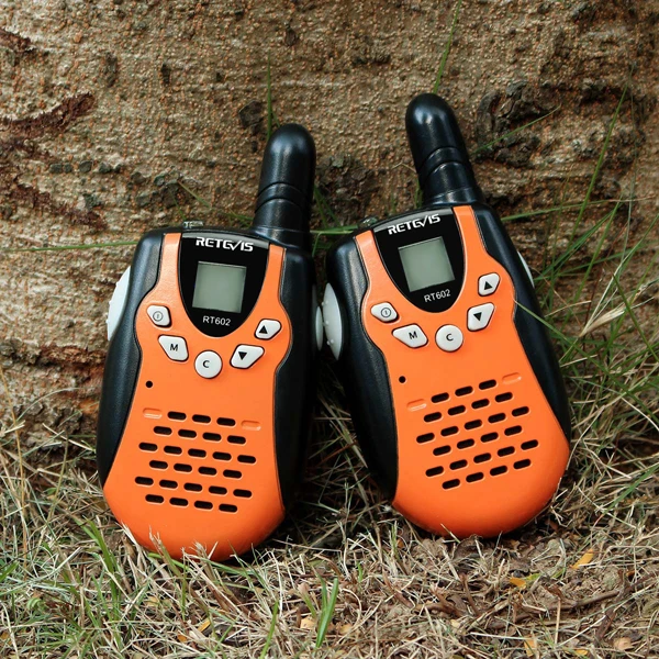 2 шт. Retevis RT602 детская перезаряжаемая рация PMR446 PMR 446MHz 0,5 W детская игрушка Двусторонняя радио фонарик Рождественский подарок