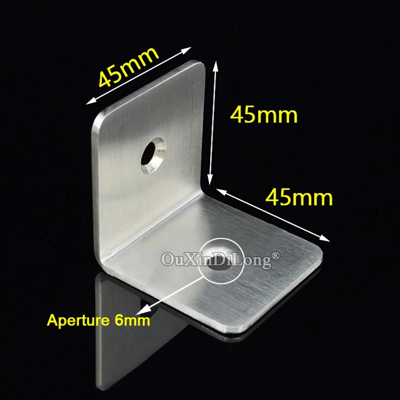 20 шт., кронштейны для мебели, 45x45x45 мм