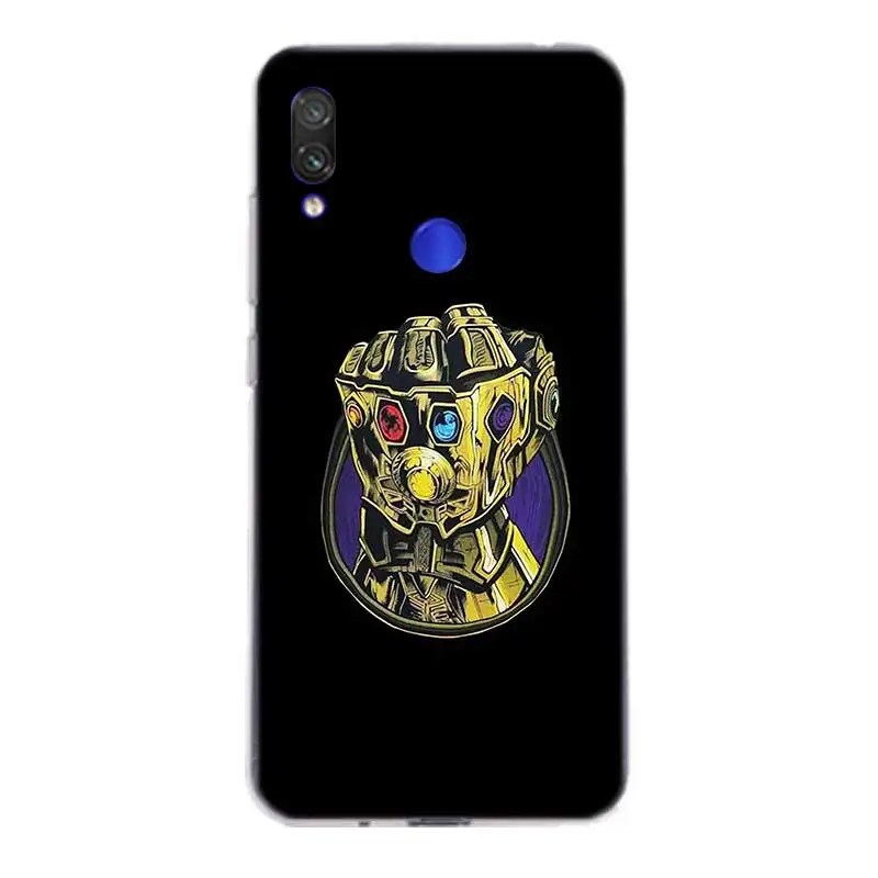 Infinity Gauntlet Thanos Silicone Case For Xiaomi Redmi Y3 S2 Y2 Note 7 6 5 Pro 4 4X 5A 6A Pocophone F1 Mi 8 A2 lite 9 A1 Cover |