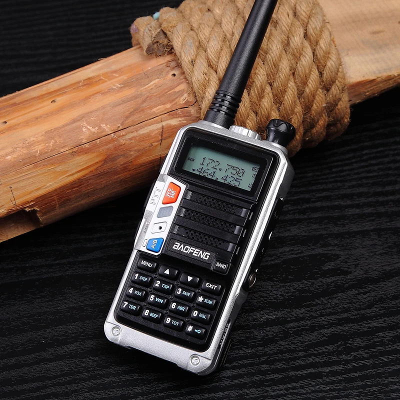 2 шт BaoFeng UV-S9 трехдиапазонная 8 Вт 2 шт антенна VHF UHF 136-174 МГц/220-260 МГц/400-520 МГц 10 км дальняя портативная рация