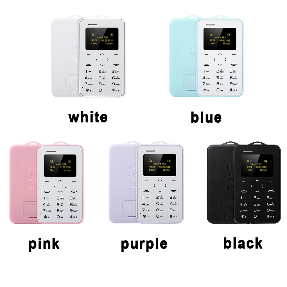 AIEK C6 1 0 ''карта TFT карманный мобильный телефон Bluetooth Календарь