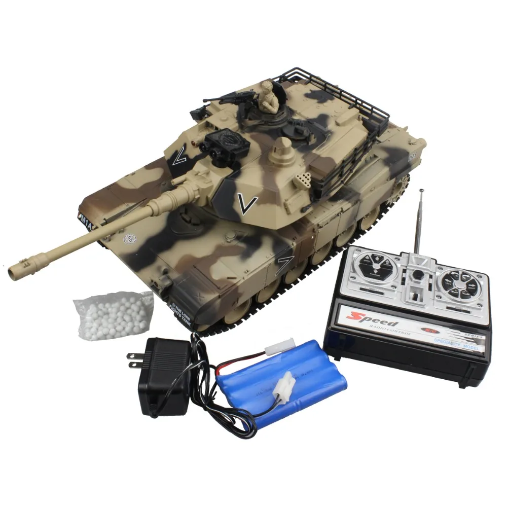 Р/У танки 15 канал 1/20 США M1A2 основной боевой танк модель с стрелять пулей