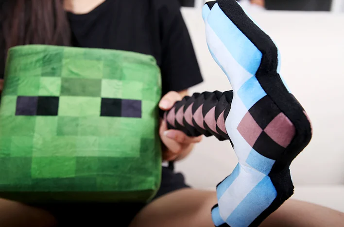 Новинка 2017 года minecrafter Игрушечные лошадки Minecraft плюшевые меч Пикакс Книги об