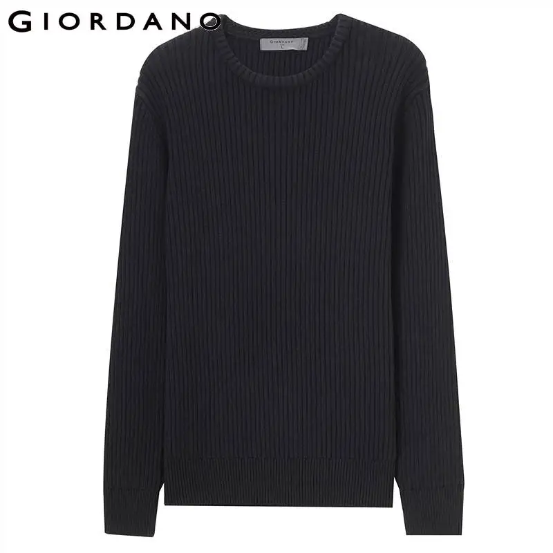 09Black Giordano мужской свитер из натурального хлопка,данная модель имеет три варианта окраса - Цвет: 09Black
