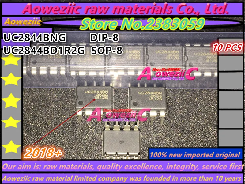 Aoweziic 2018 + 100 новый импортный оригинальный UC2844BNG UC2844BN DIP 8 UC2844BD1R2G UC2844B 2844B SOP