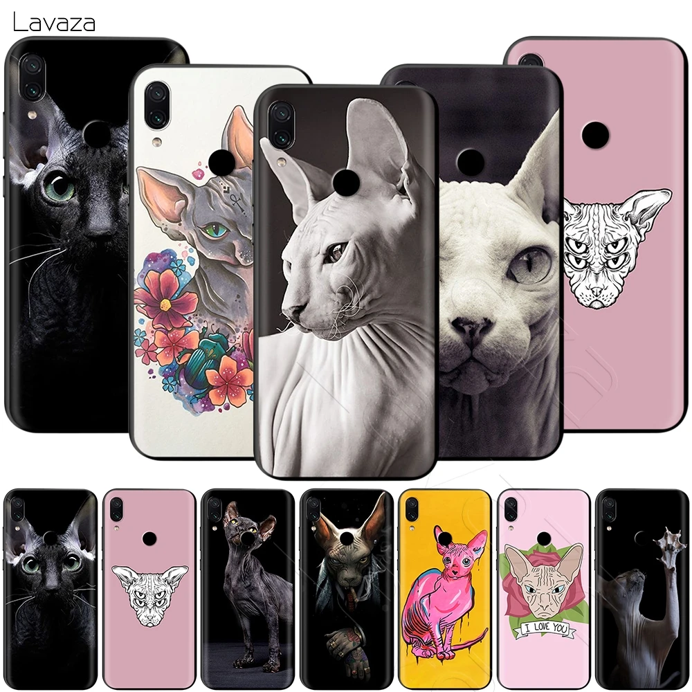 Lavaza Sphynx Sphinx Cat Case for Xiaomi Redmi Note 4A 4X 5 5A 6 6A 7 S2 Pro Go Prime Plus |