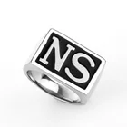 NS мужское готическое байкерское кольцо сыновья перстень 316L нержавеющая сталь серебристый оттенок мужские ювелирные изделия