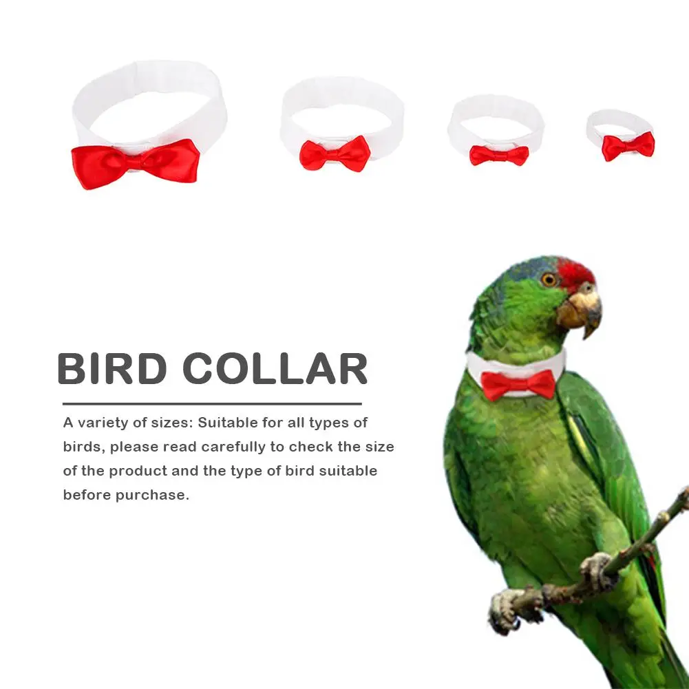 

Pet Bird Clothes Bowknot Bow Tie Parrot Collar Necktie Lovely Pet Accessories For Birds Cats Rabbits Small Animals Pet Costume