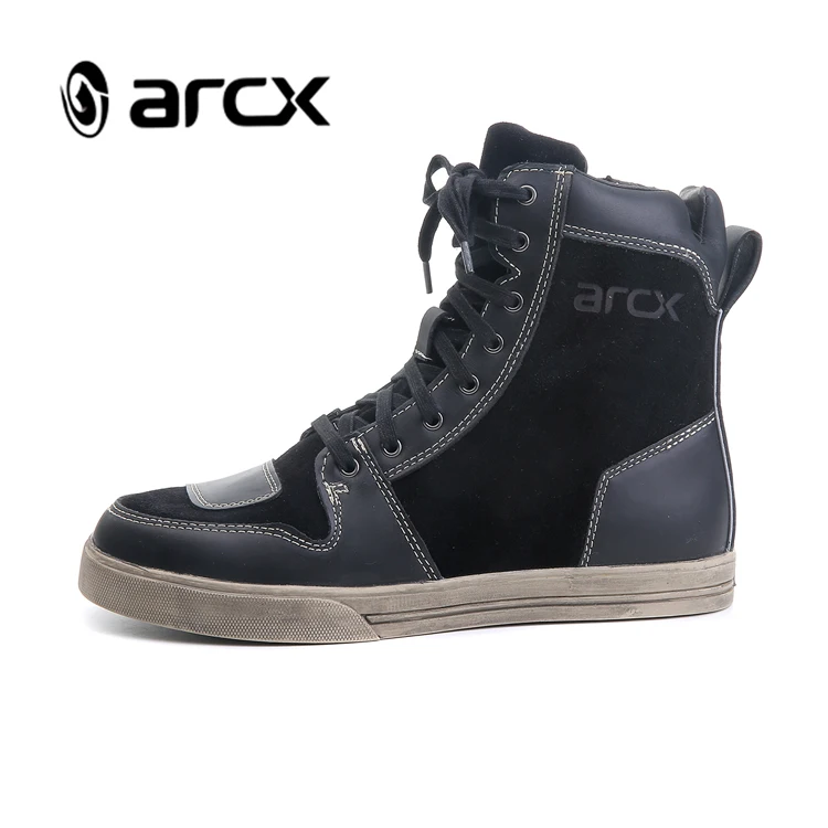 ARCX Motorcycle Boots Waterproof Cow Leather Moto Riding Men Road Street Casual Shoes Motocross Breathable L60628 | Автомобили и