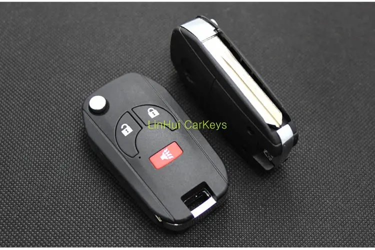 Pinecone для ключа чехол для NISSAN SUNNY MARCH SYLPHY TIIDA Автомобильный ключ 2+ 1 кнопки дистанционного ключа модифицированный пустой ключ крышка 1 шт