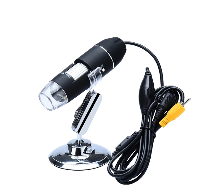 Видео цифровой микроскоп ТВ/AV Интерфейс 1000X с подключением к ТВ Портативный