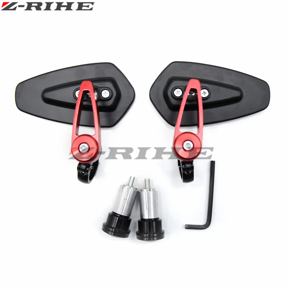 universal Motorcycle Bar End rearview Mirrors 22mm 7/8&quot for Kawasaki Ninja ZX-6R ZX6R 2005-2008 ZX-10R ZX10R 2004-2007 2006 2005 |