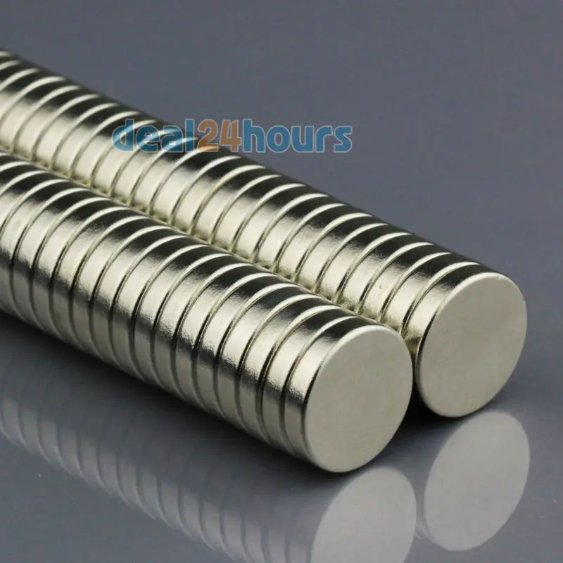 OMO Magnetics 50 шт. N50 Супер Сильные круглые дисковые цилиндрические Магниты