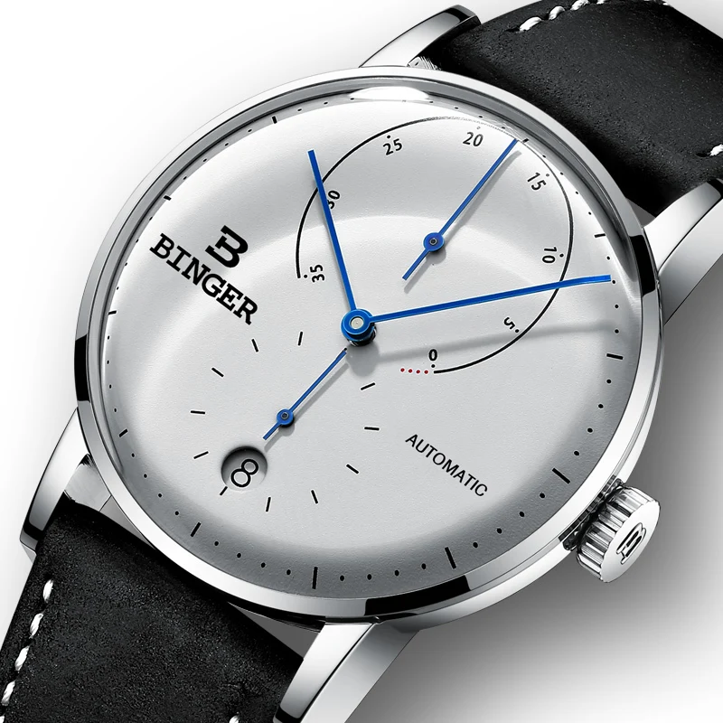 

Switzerland BINGER Men Watch Luxury Brand Automatic Mechanical Mens Watches Sapphire Male Japan Movement reloj hombre B-1187-12