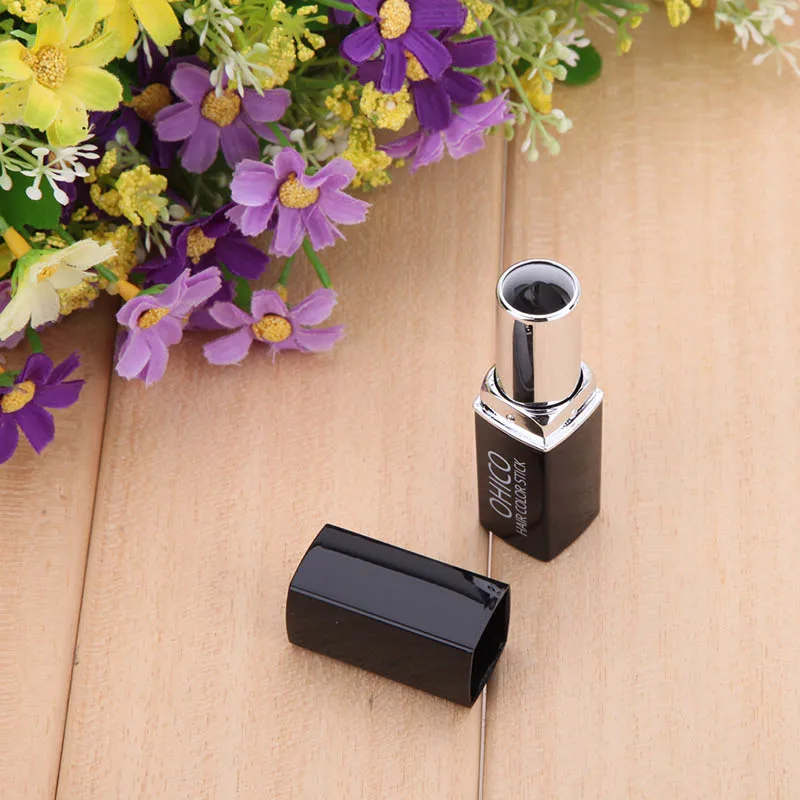 1 шт. ручка для окрашивания волос в форме губной помады одноразовое покрытие