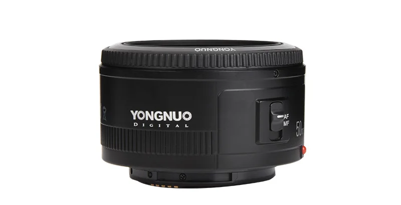 YONGNUO YN50mm F1.8 YN EF 50 мм f/1.8 AF объектив YN50 диафрагма Автофокус для Canon EOS Зеркальные фотокамеры