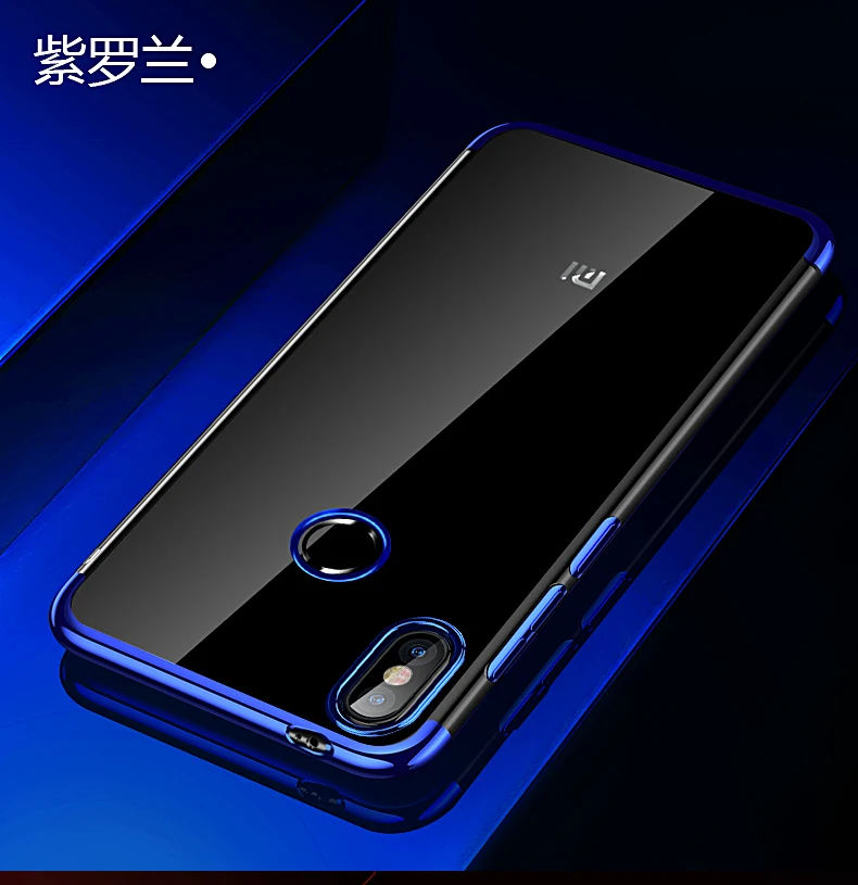 Чехол для Xiaomi Redmi Note 5 модный прозрачный мягкий силиконовый чехол с покрытием