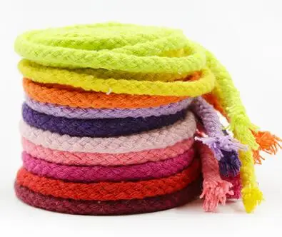 Плетеный шнур из натурального хлопка длина 5 мм 100 м|natural cotton rope|drawstring cordcotton rope |