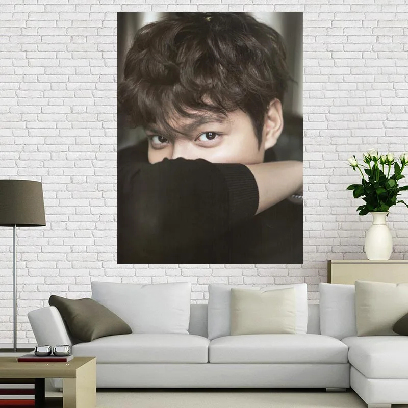 1 шт. Шелковый постер Lee Min Ho для домашнего декора|Рисование и каллиграфия| |