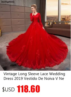 Vestido De Noiva винтажное темно-синее свадебное платье с длинными рукавами Роскошные свадебные платья Дубай бальное платье Свадебные платья «Принцесса»