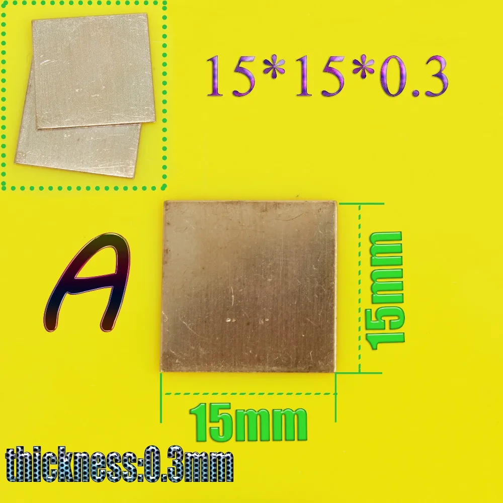

New purple copper 15*15 20*20 0.5 0.8 1 1.2 1.5 CPU DIY Copper Shim Heatsink thermal Pad for Laptop GPU CPU VGA Chip