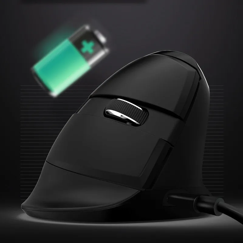 Delux M618, мини беспроводная мышь, Bluetooth, 4,0+ 2,4 ГГц, подзарядка, игровая мышь, офисный ноутбук, ПК, бесшумная мышь, эргономичная Вертикальная мышь