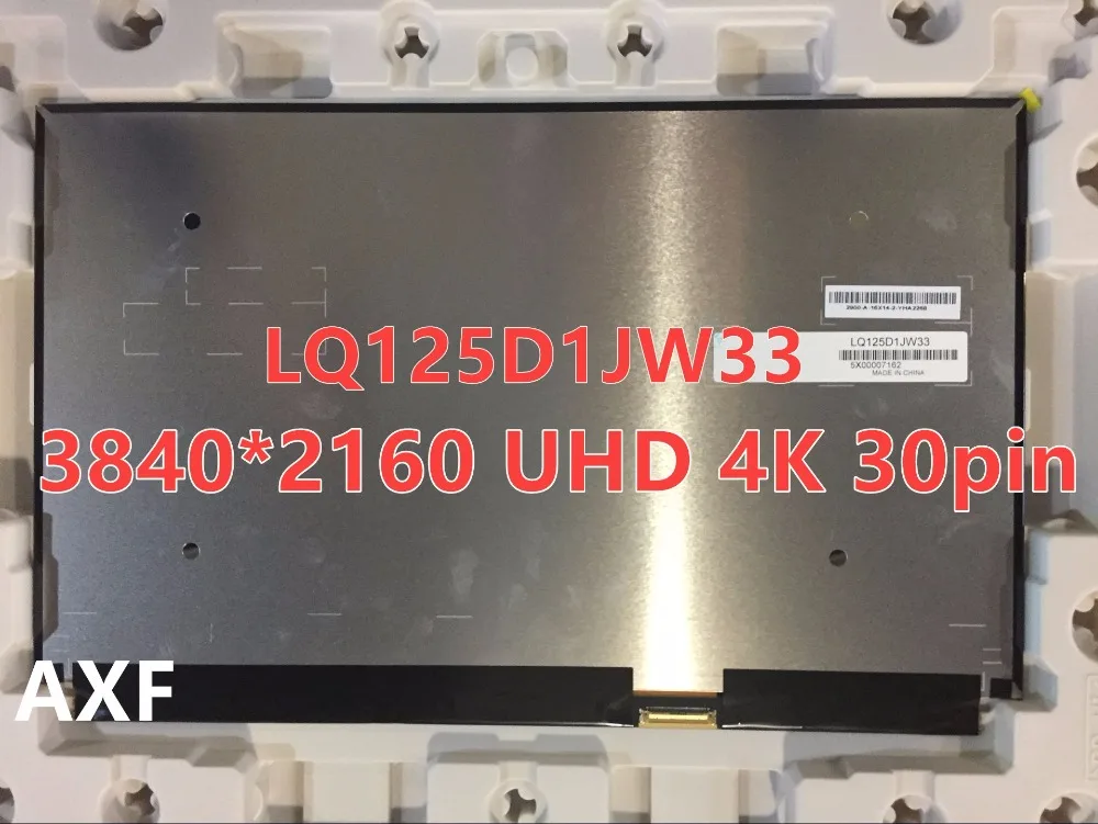 

Оригинальный 12,5 "4 K ЖК-экран LQ125D1JW33 UHD светодиодный экран 3840*2160 30pin
