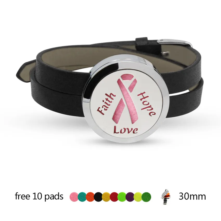 Магнитный медальон с ароматом из нержавеющей стали 10 шт.|wrist bracelet|bracelet braceletwristband